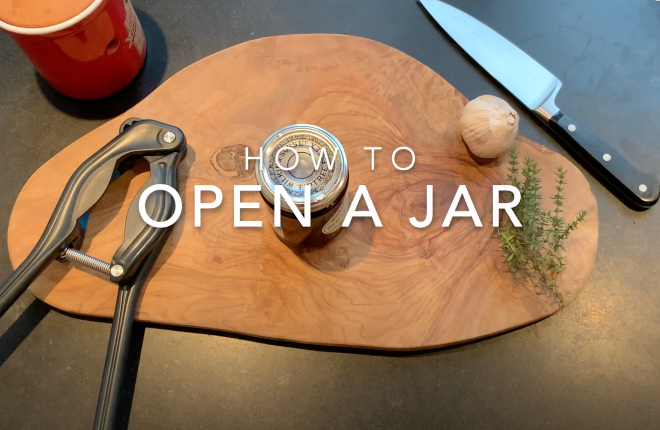 Load video: how to open a jar